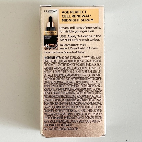 L'Oreal Paris Age Perfect Cell Renewal Midnight Serum skincare mini travel size - Picture 4 of 7